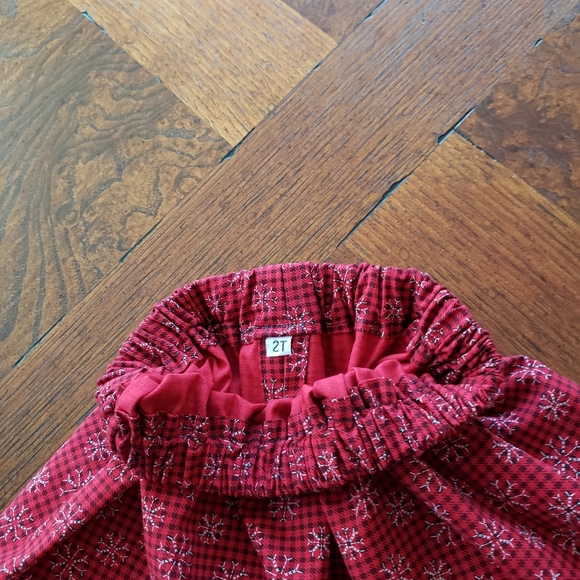 Handmade Little Girls Skirts. 2 Sizes Red - Picture 6 of 6